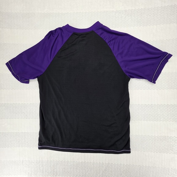 Colorado Rockies MLB Cool Base Pullover Purple Black Batting Practice Size XL - Picture 3 of 5